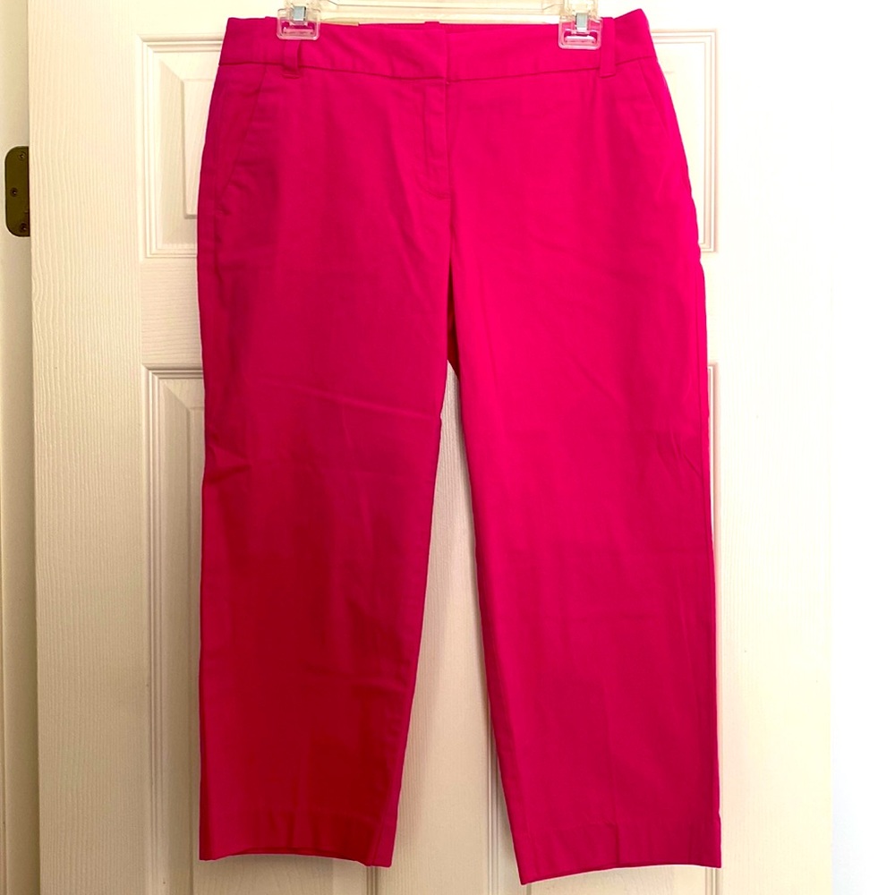 NWT J. Crew City Fit Stretch Chino Cropped Pants